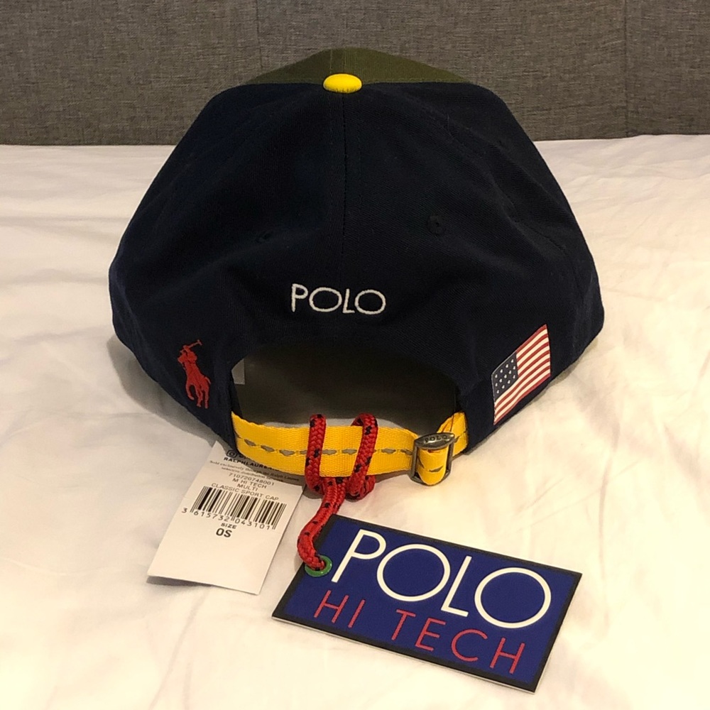 Polo Ralph Lauren Hi Tech Climb Cap Strapback NWT